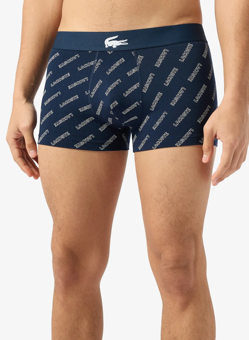 لاكوست ثلاث قطع سراويل داخلية برسومات أساسية